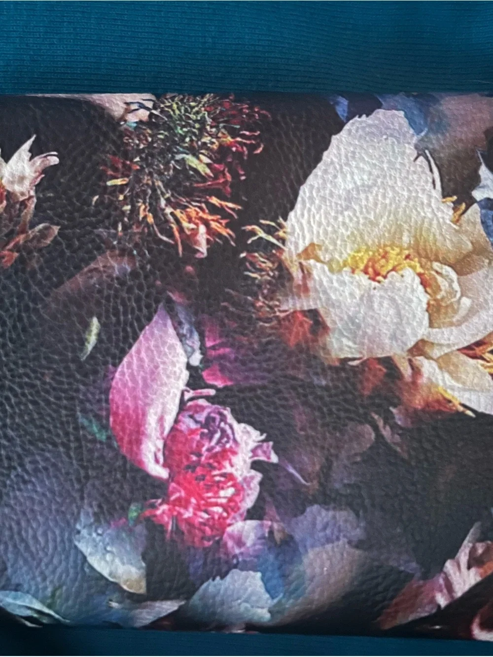 NWOT Betsey Johnson Black Floral Wallet With Multicolor Blooms
